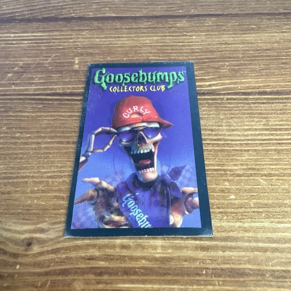 1997 Vintage Goosebumps Collectors Club Slappy Lenticular Hologram Card Rare‎